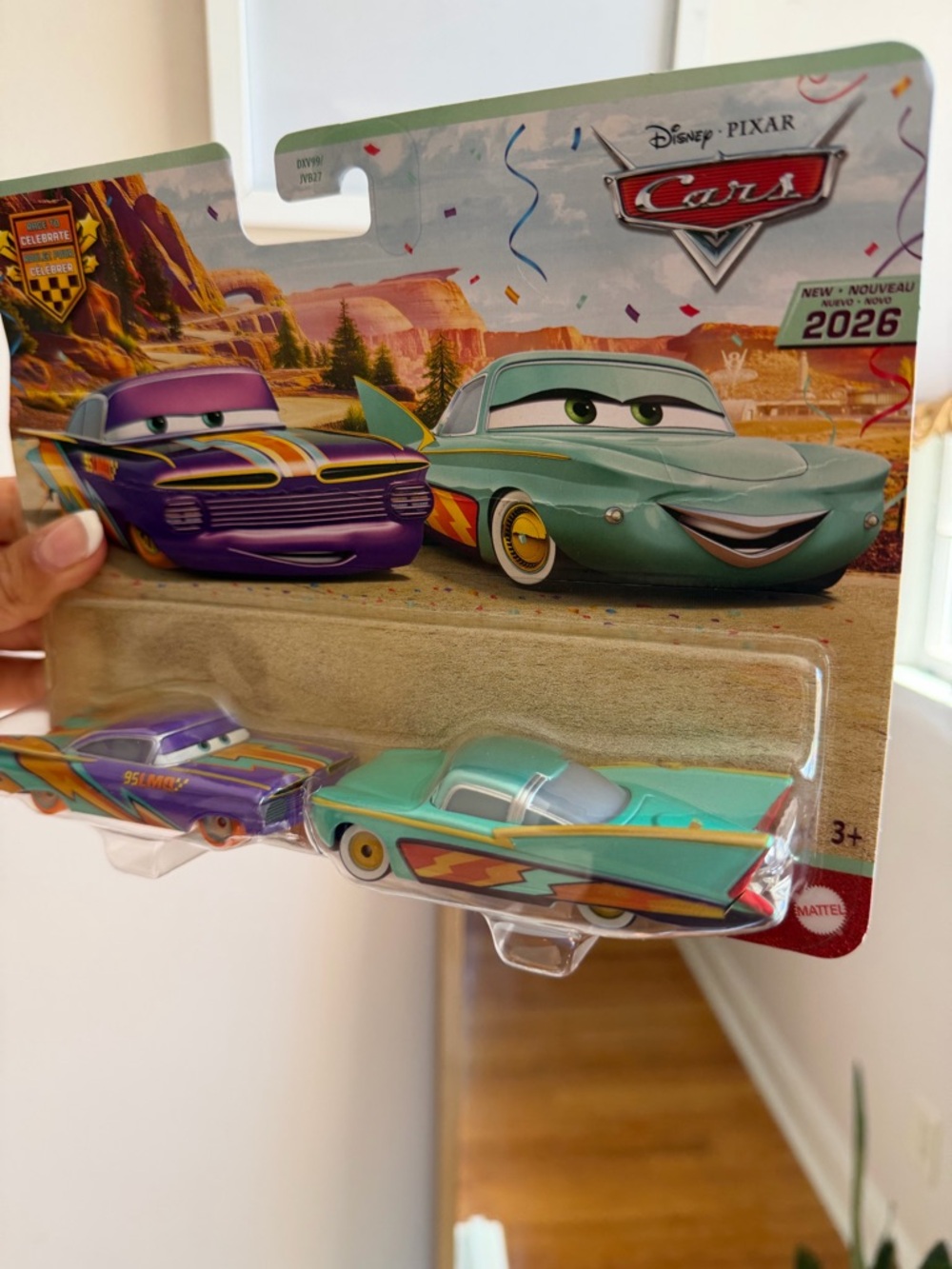 Disney Cars Teal & Purple Die-Cast 2-Pack